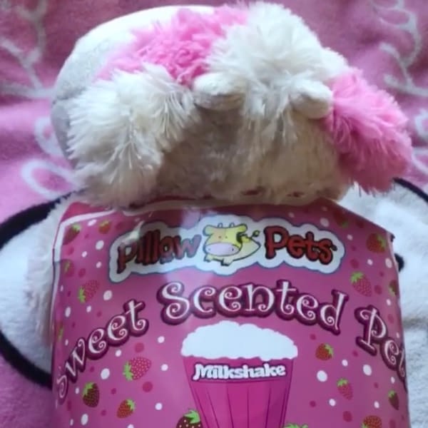 strawberry milkshake scented pillow pet